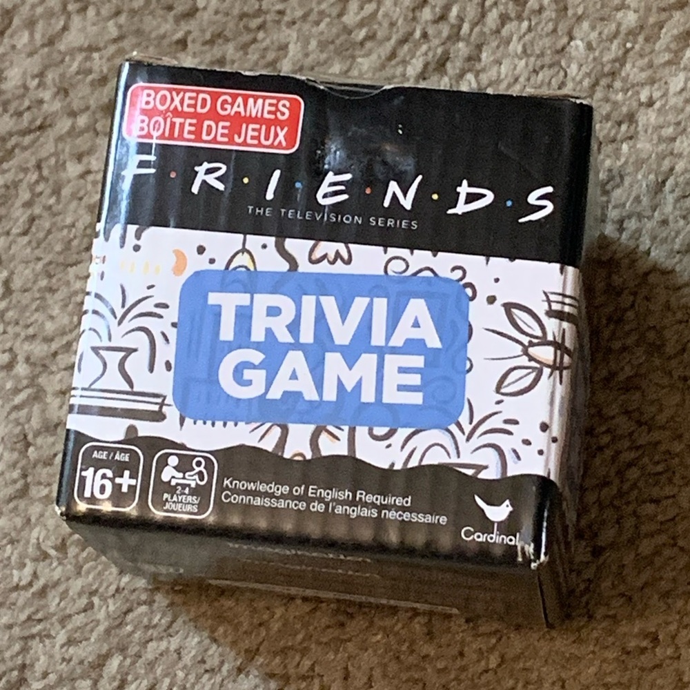 Friends Trivia Card Game